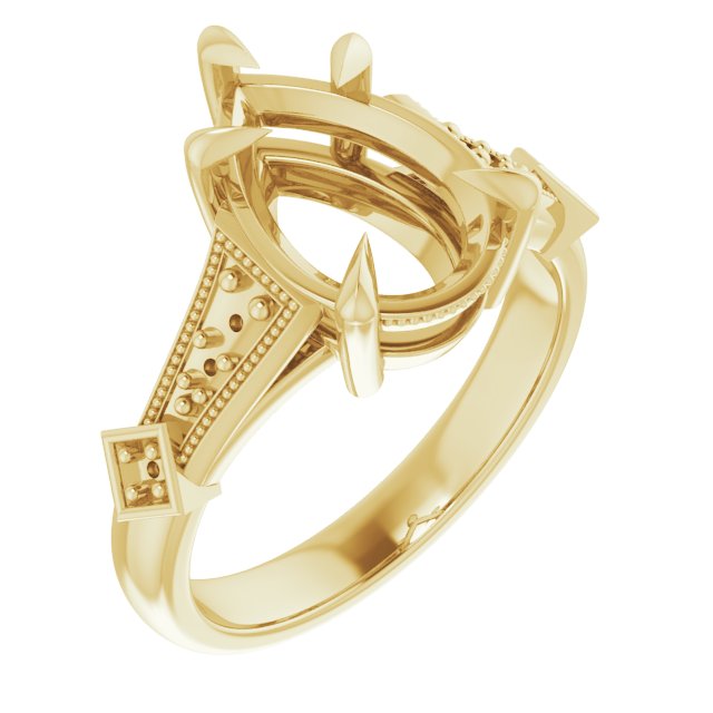 Accented Engagement Ring