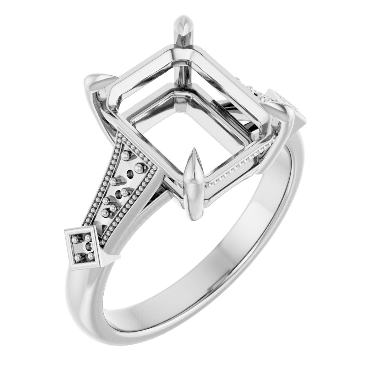 Accented Engagement Ring