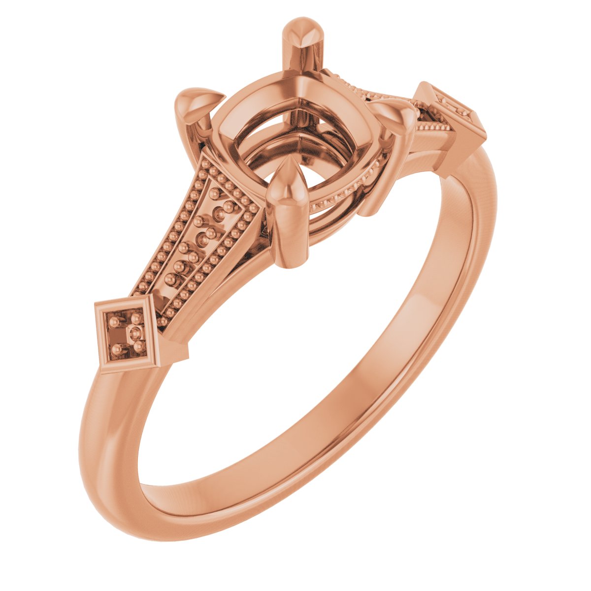 Accented Engagement Ring