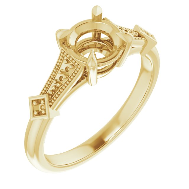 Accented Engagement Ring