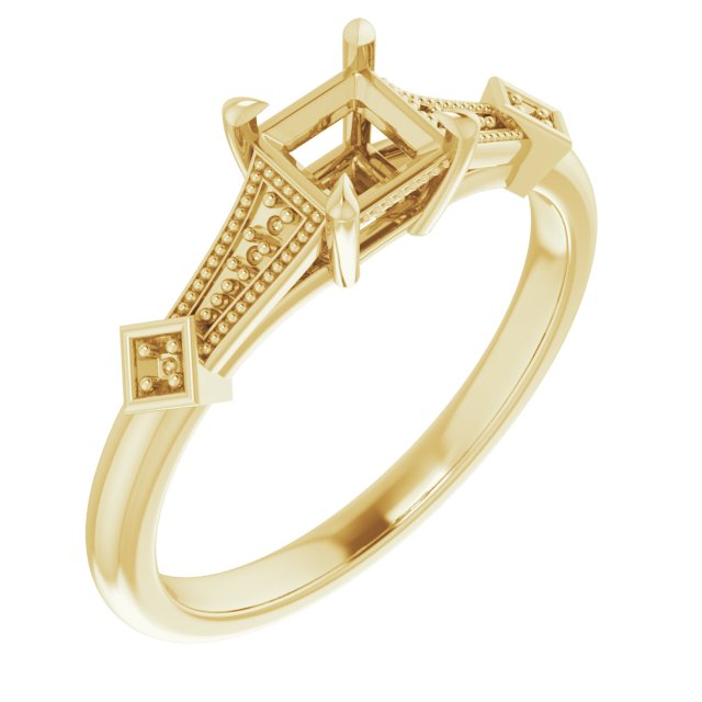 Accented Engagement Ring