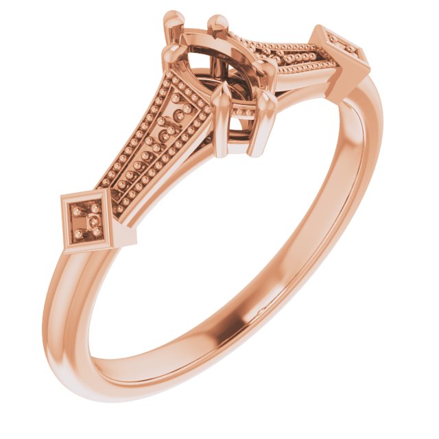 Accented Engagement Ring