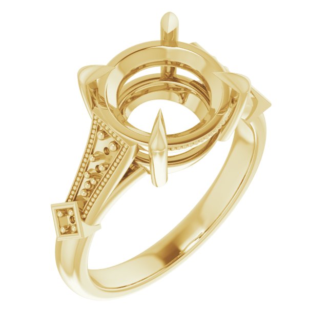 Accented Engagement Ring