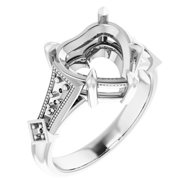 Accented Engagement Ring
