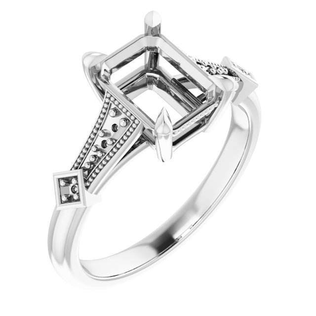 Accented Engagement Ring