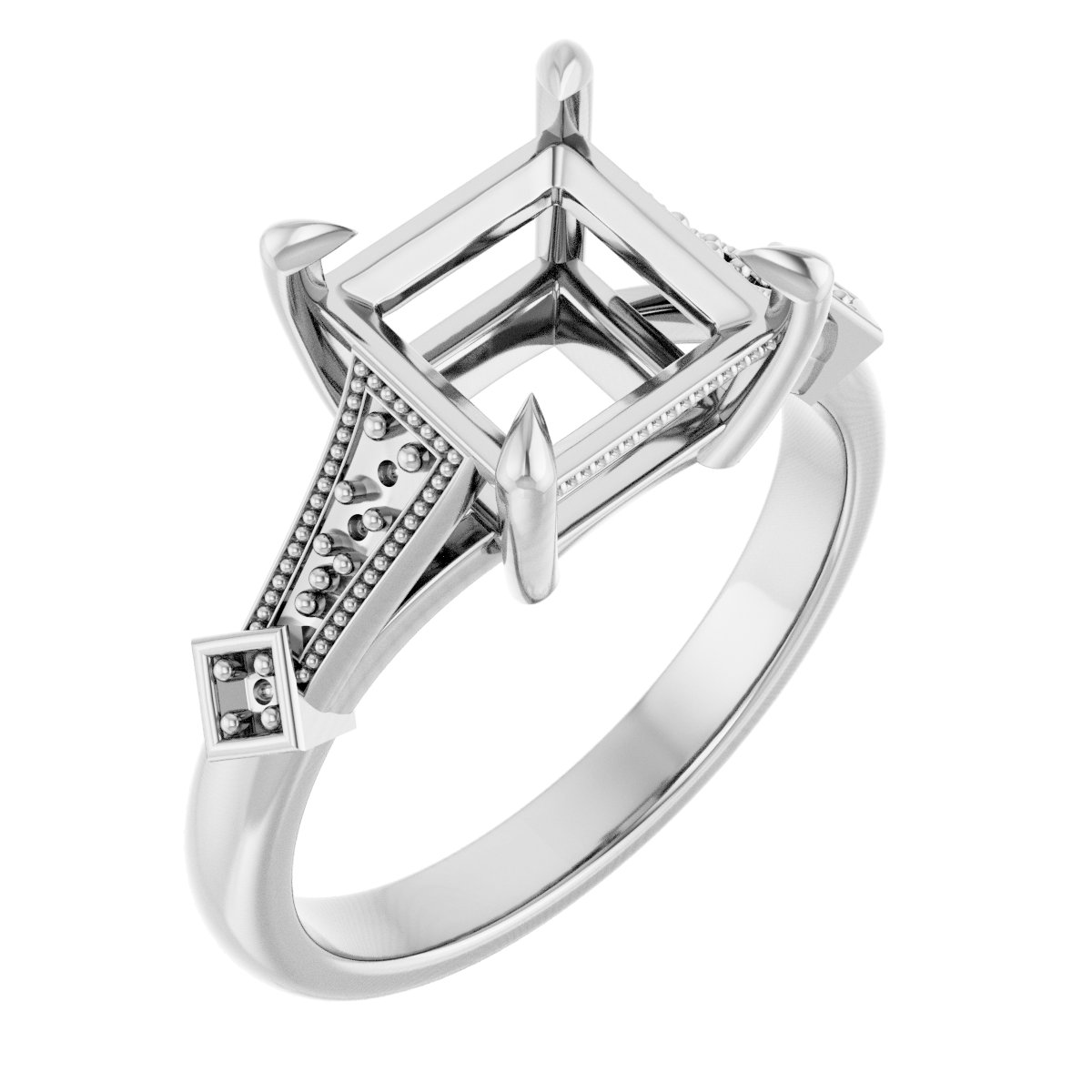 Accented Engagement Ring