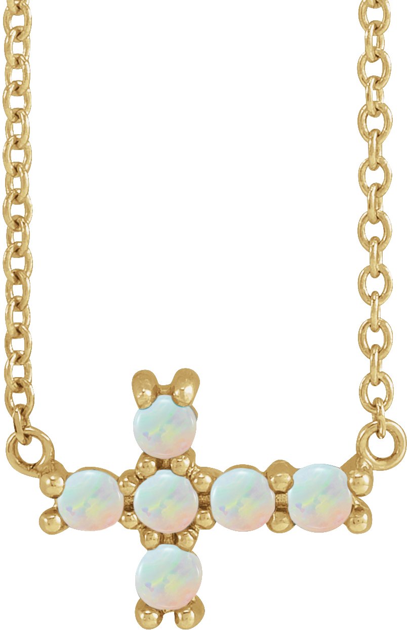 Sideways Cross Necklace or Center