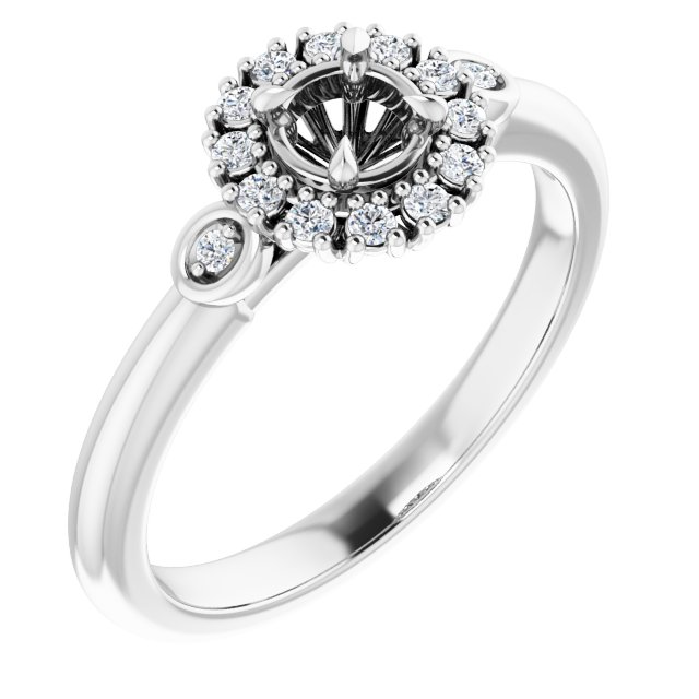 14k White Gold