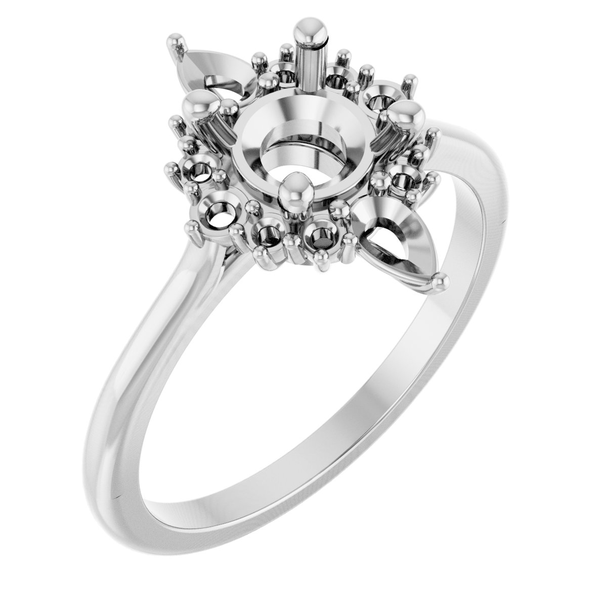 Halo-Style Engagement Ring or Band