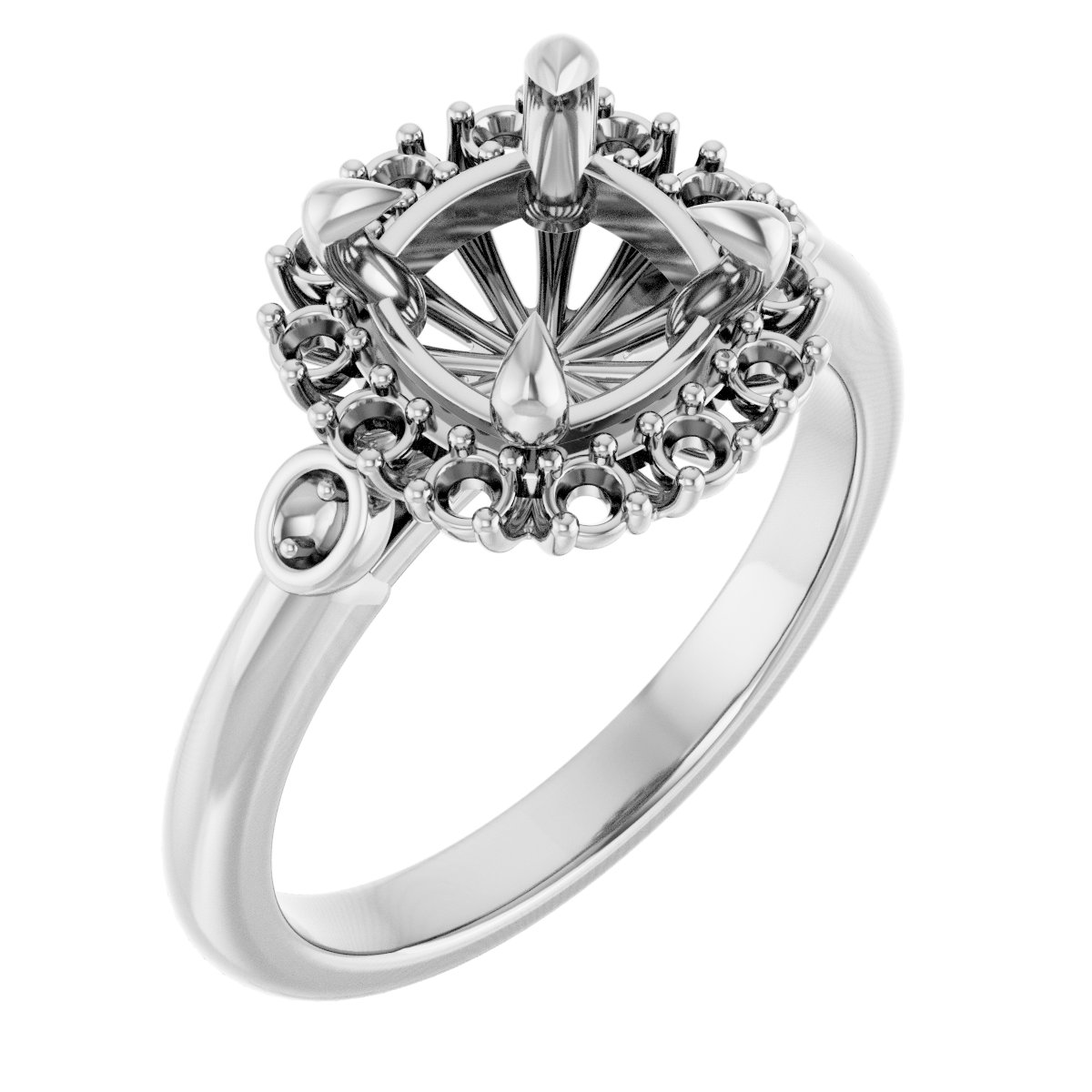 Halo-Style Engagement Ring