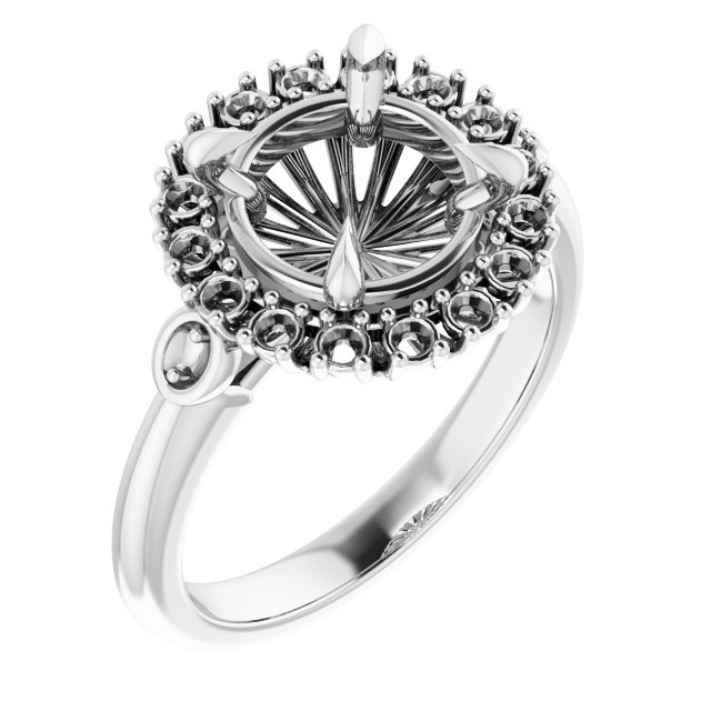 Halo-Style Engagement Ring