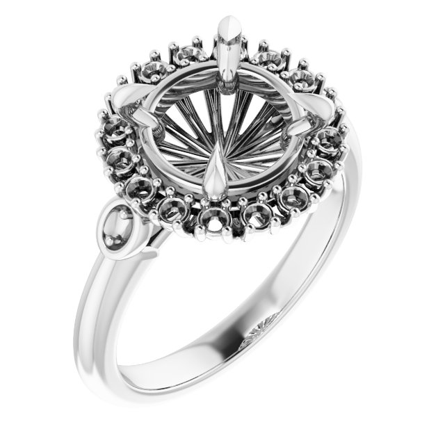 Halo-Style Engagement Ring