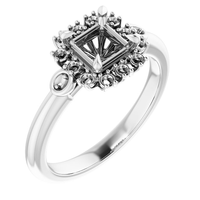 Halo-Style Engagement Ring
