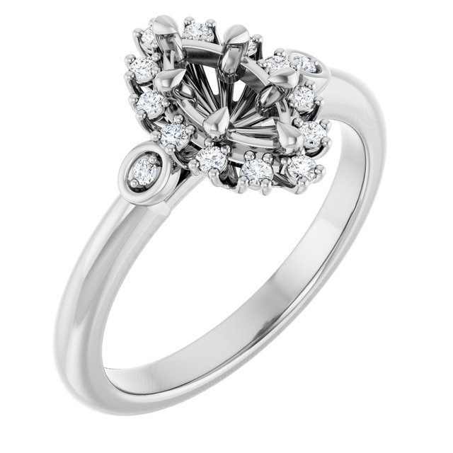 14k White Gold
