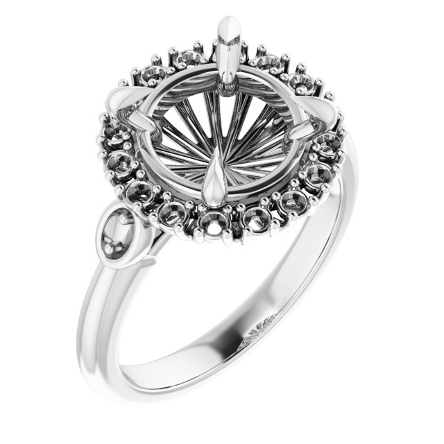Halo-Style Engagement Ring