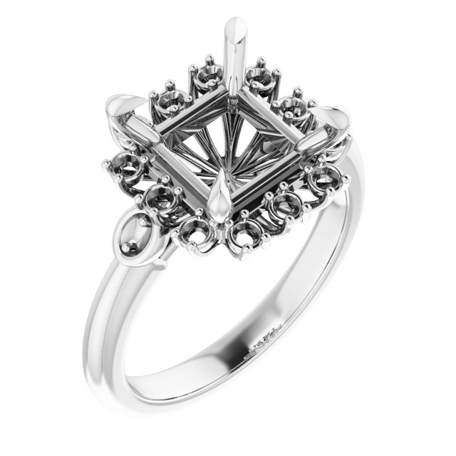 Halo-Style Engagement Ring