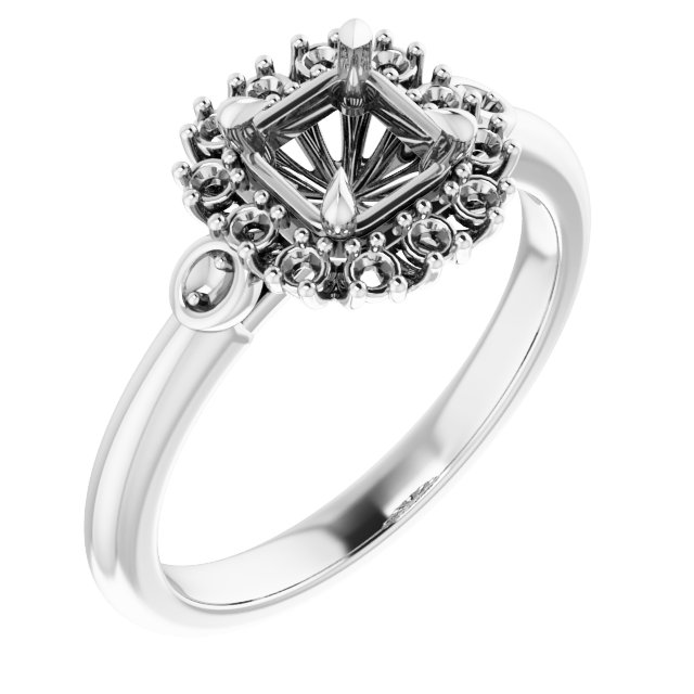 Halo-Style Engagement Ring
