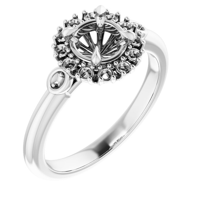 Halo-Style Engagement Ring