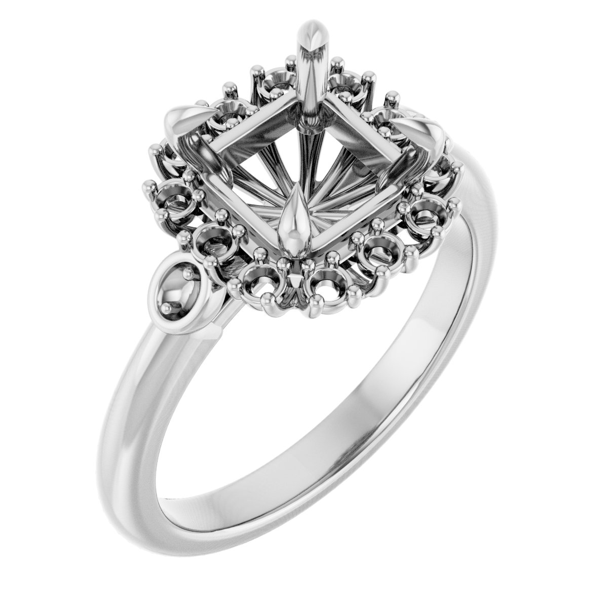 Halo-Style Engagement Ring