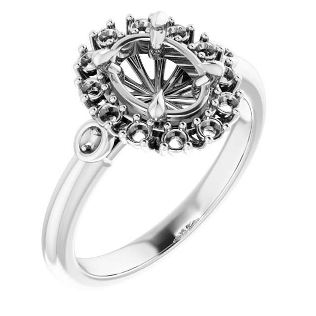 Halo-Style Engagement Ring