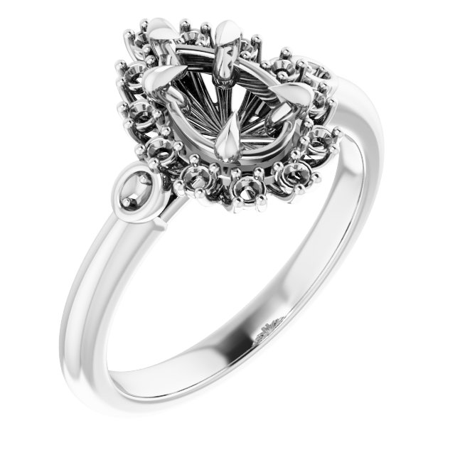 Halo-Style Engagement Ring