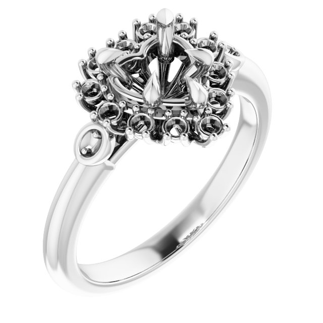 Halo-Style Engagement Ring