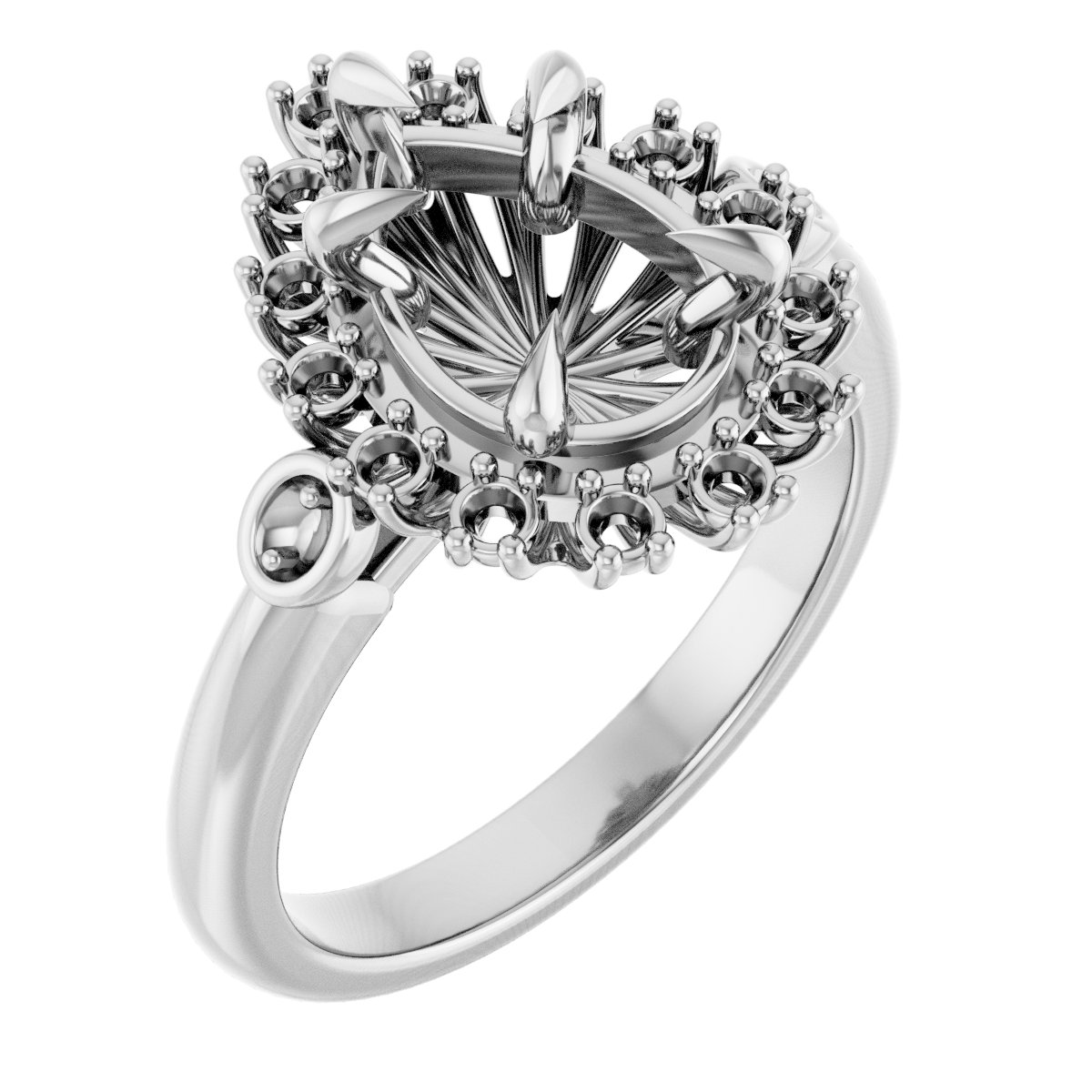 Halo-Style Engagement Ring
