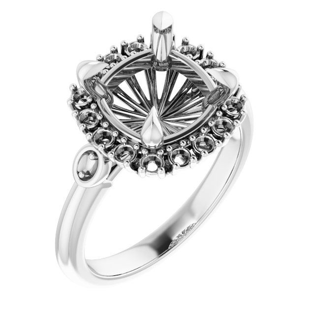 Halo-Style Engagement Ring