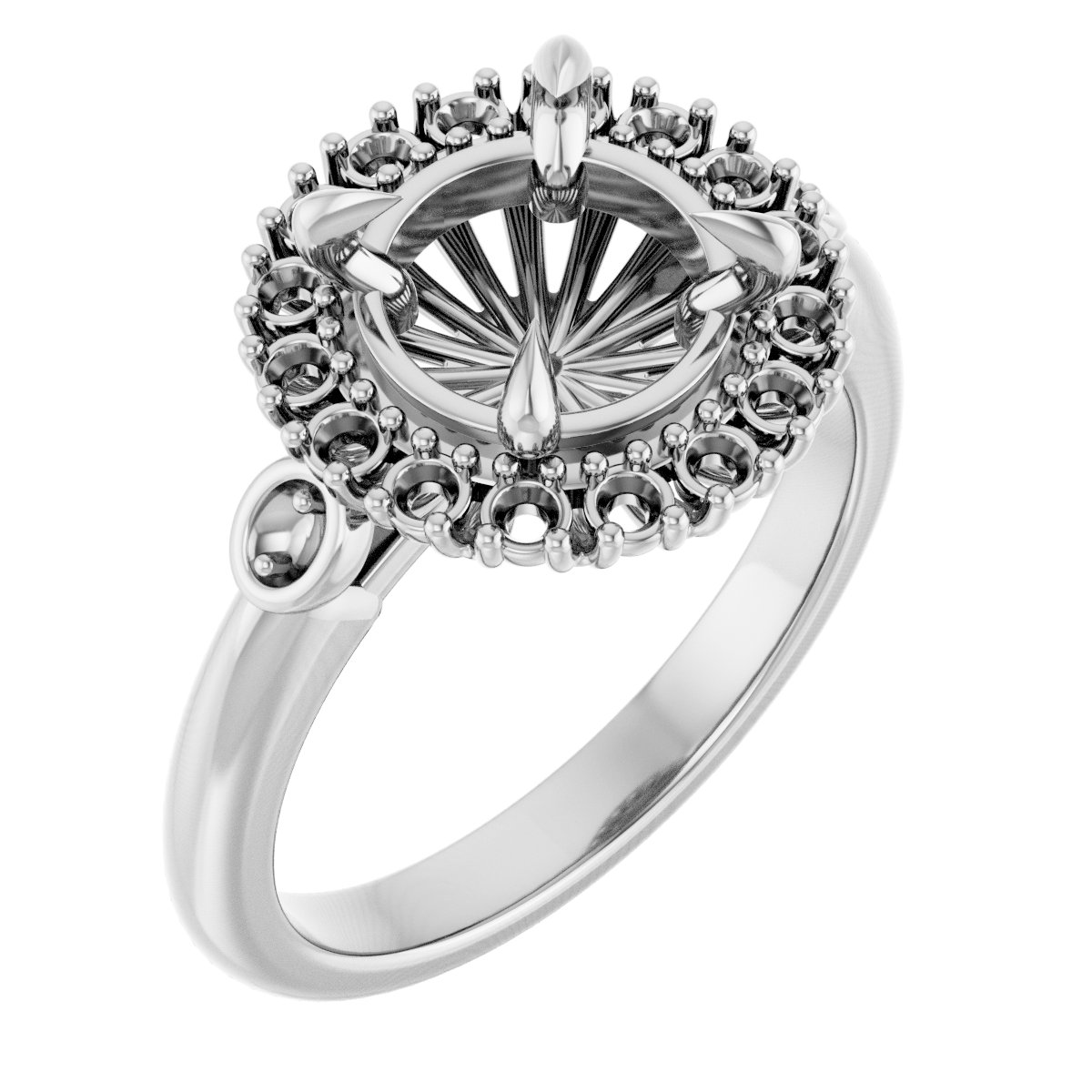 Halo-Style Engagement Ring