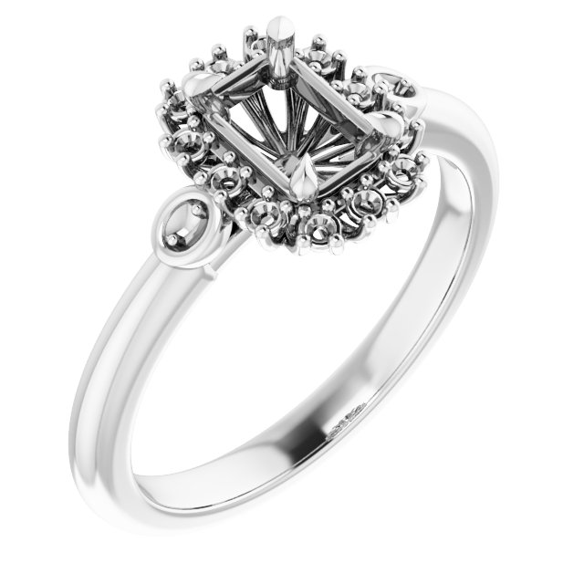 Halo-Style Engagement Ring