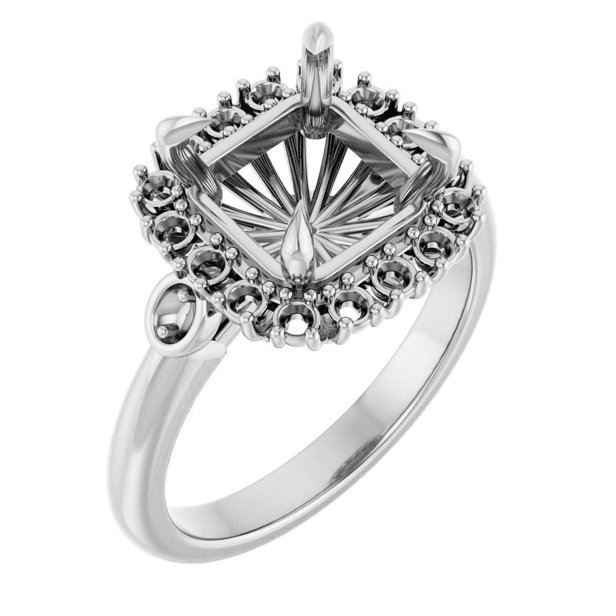 Halo-Style Engagement Ring