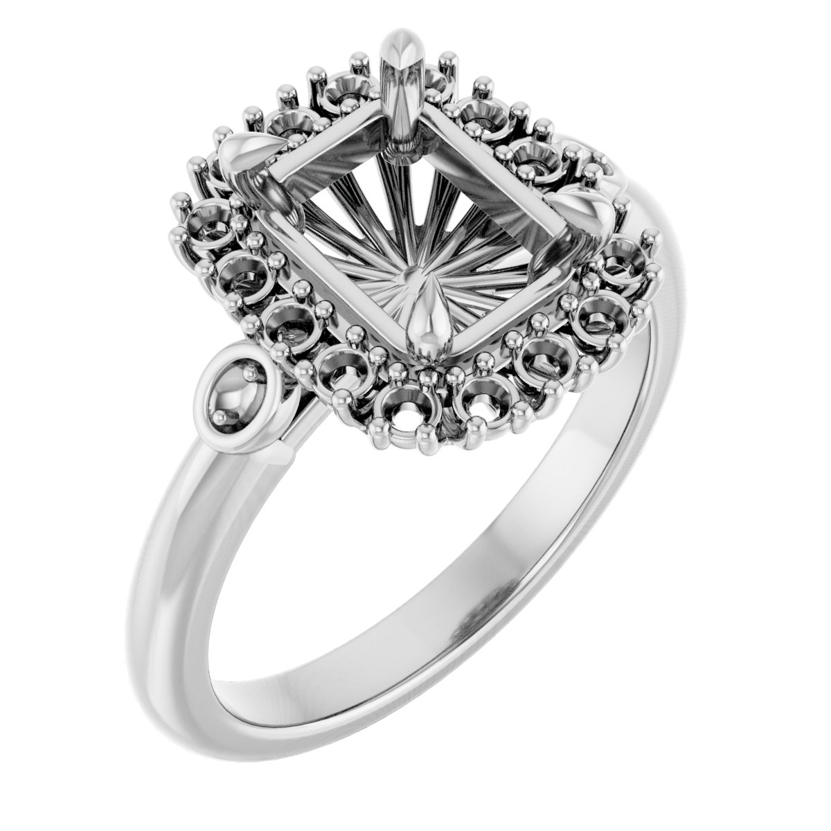 Halo-Style Engagement Ring