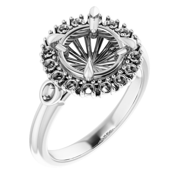 Halo-Style Engagement Ring