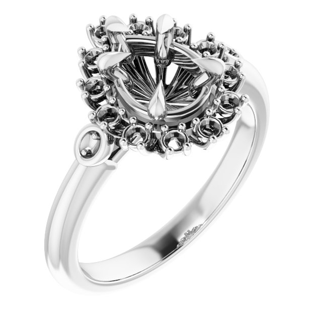 Halo-Style Engagement Ring