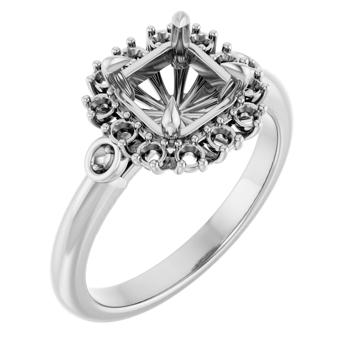 Halo-Style Engagement Ring