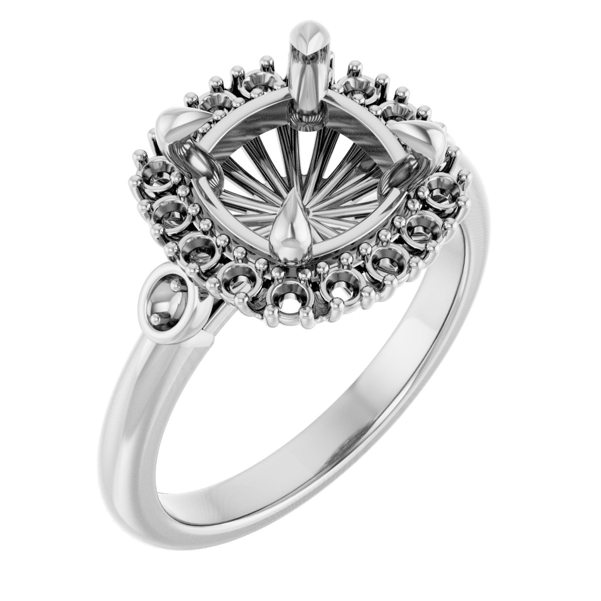 Halo-Style Engagement Ring