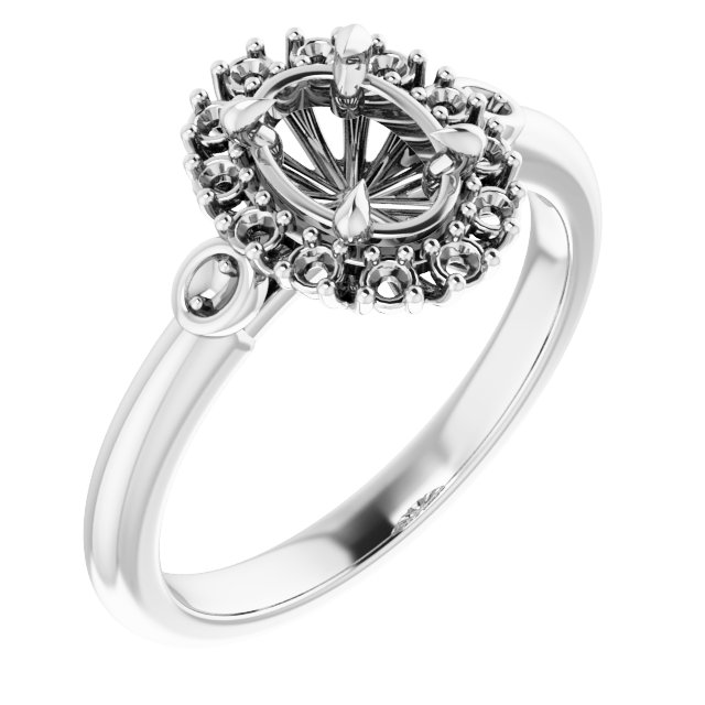Halo-Style Engagement Ring