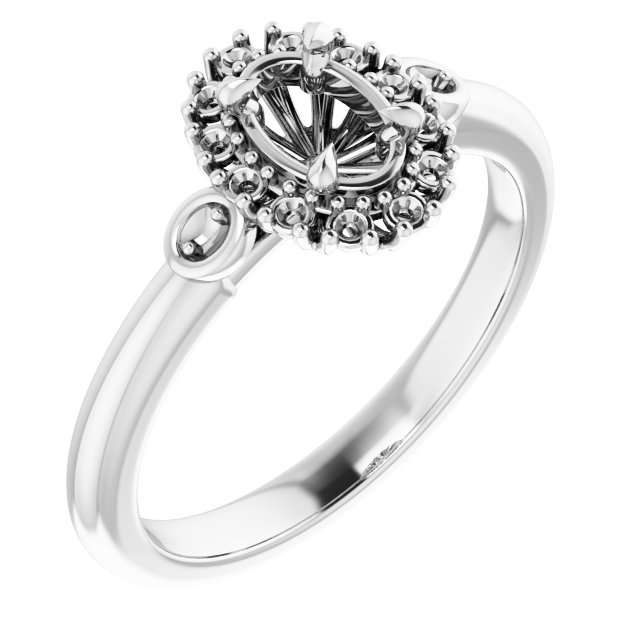 Halo-Style Engagement Ring
