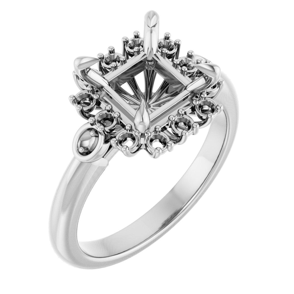 Halo-Style Engagement Ring