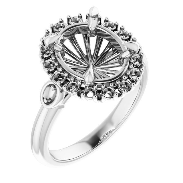 Halo-Style Engagement Ring