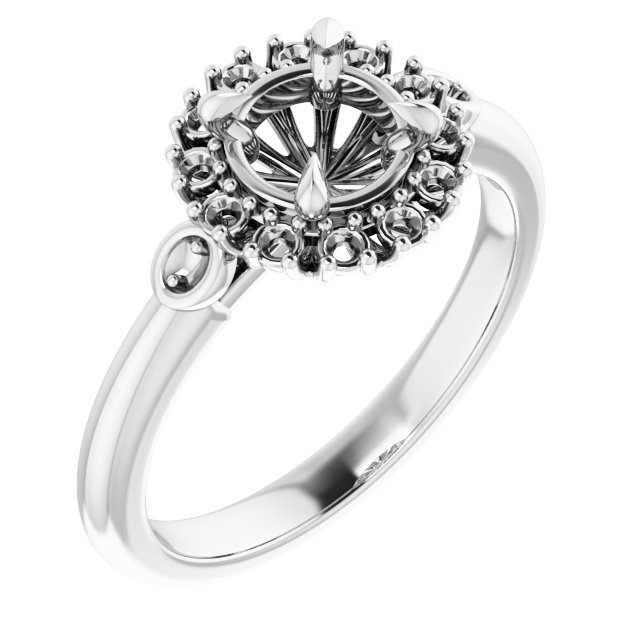 Halo-Style Engagement Ring