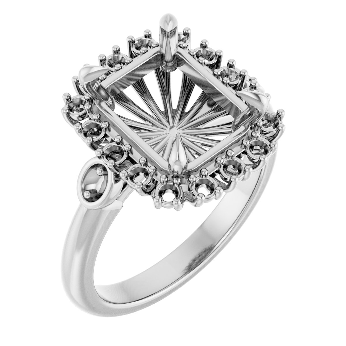 Halo-Style Engagement Ring
