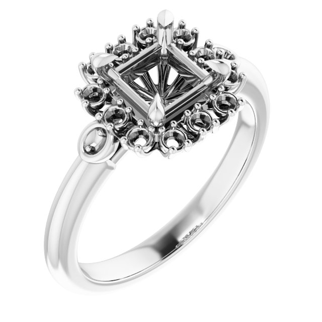 Halo-Style Engagement Ring