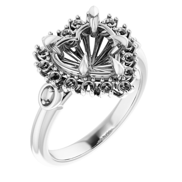 Halo-Style Engagement Ring