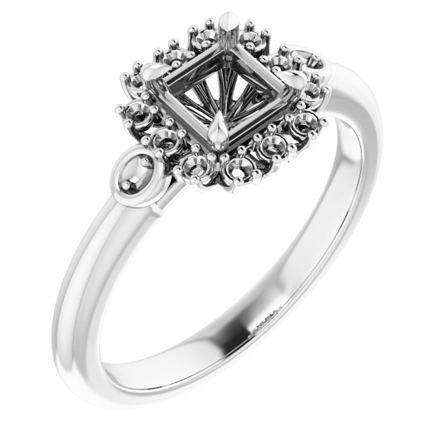 Halo-Style Engagement Ring