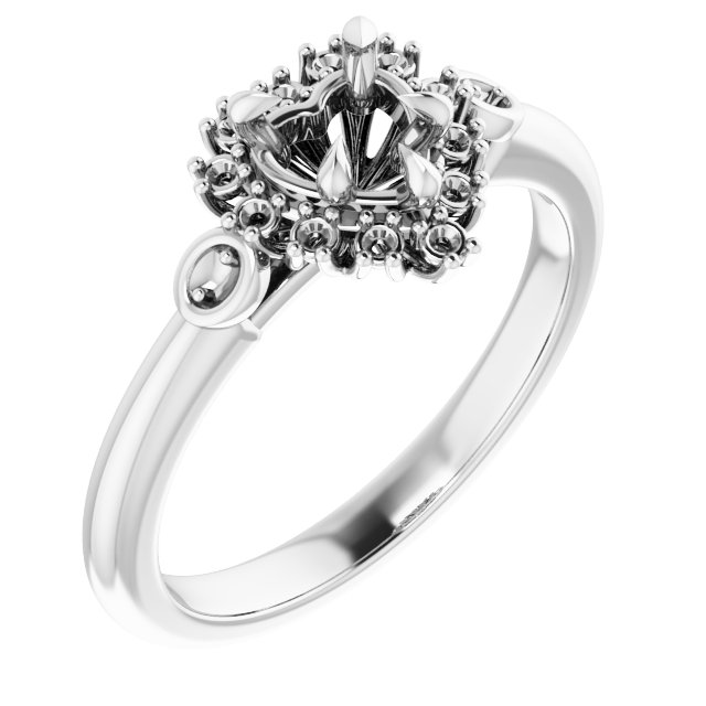 Halo-Style Engagement Ring