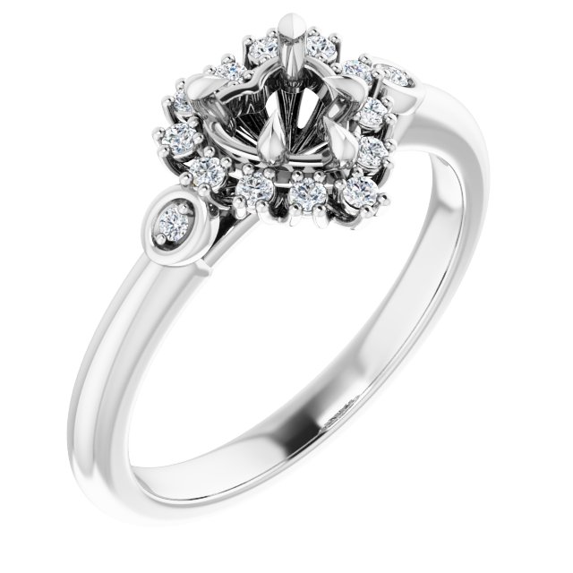 14k White Gold