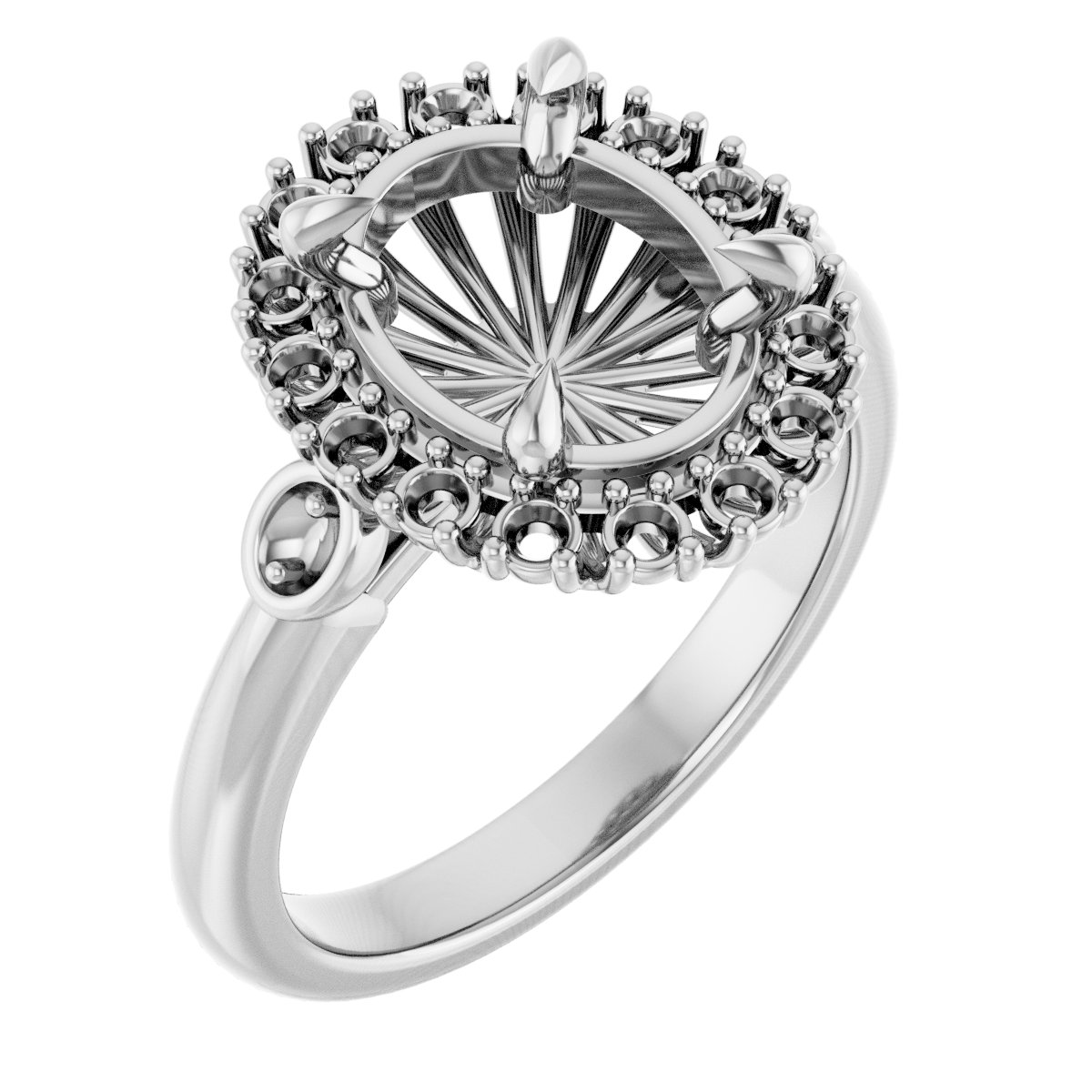 Halo-Style Engagement Ring