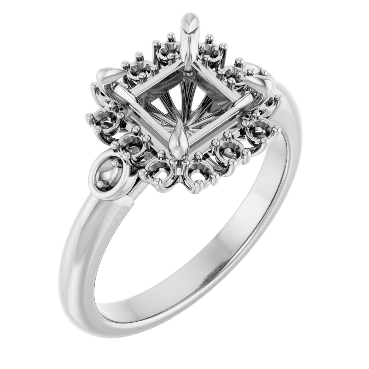 Halo-Style Engagement Ring