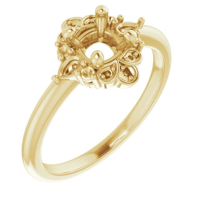 14k Yellow Gold